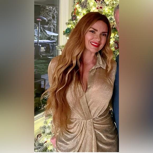 Zara Metallic Knit Top - Picture 4 of 4